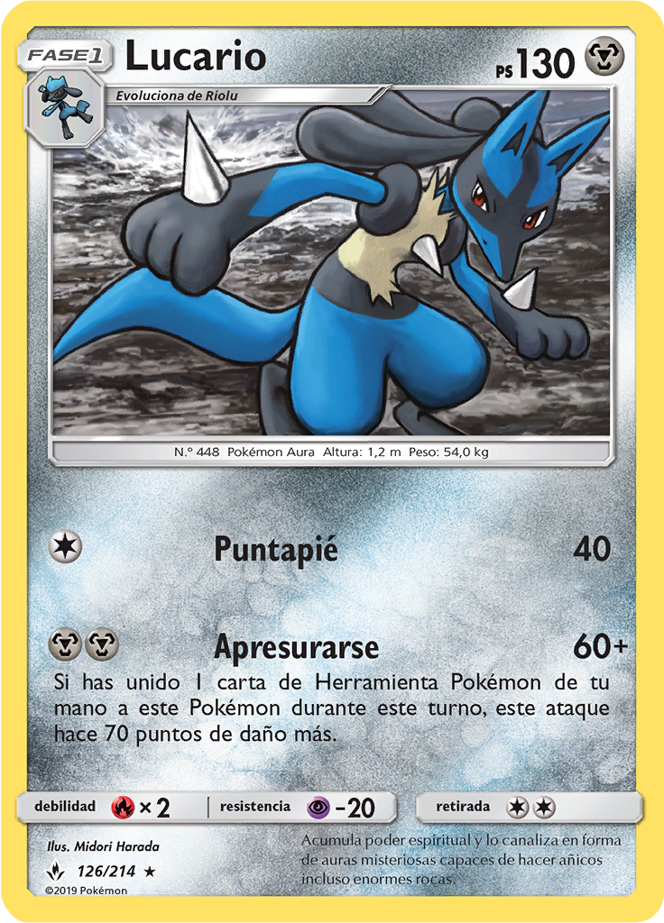 Lucario (Reverse Holo)