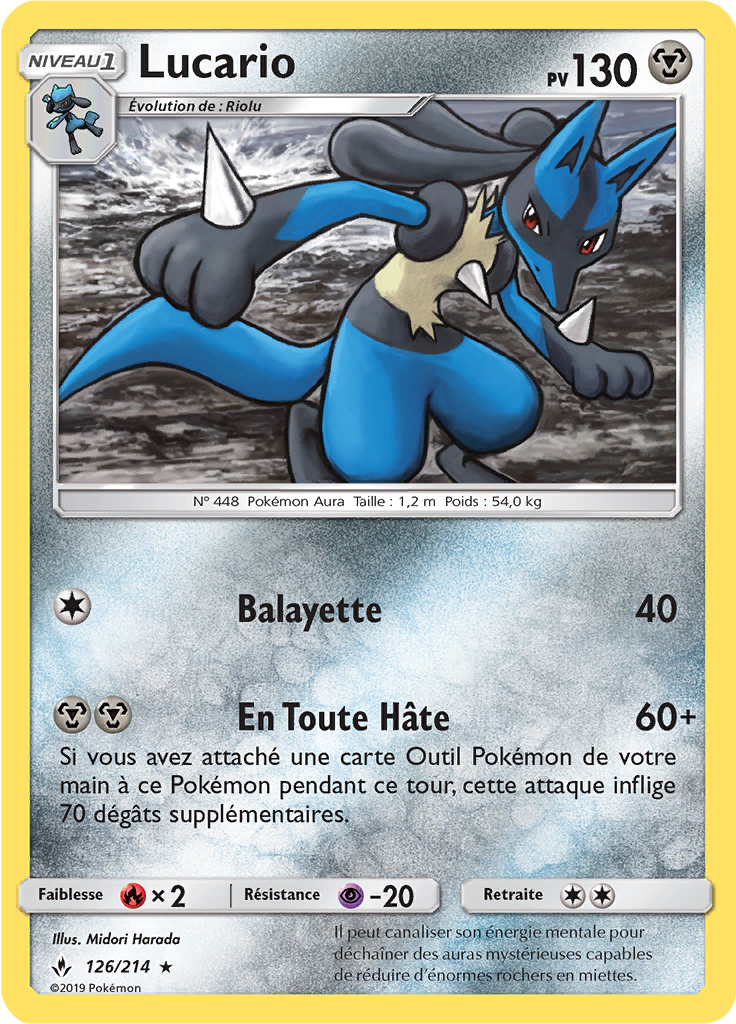 Lucario (Reverse Holo)