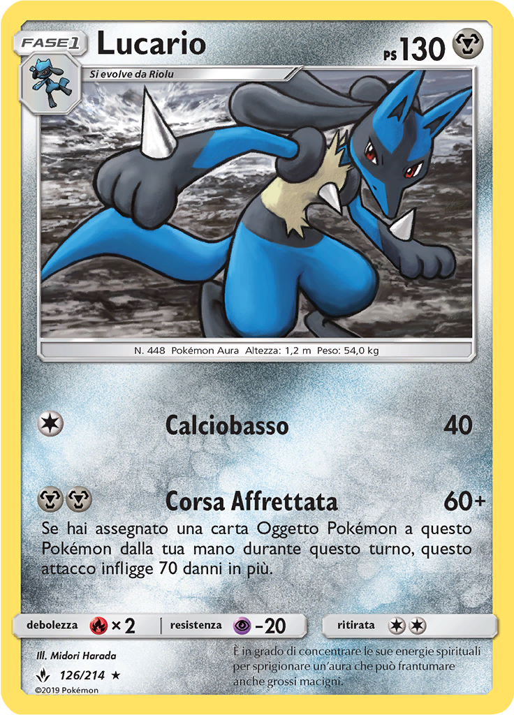 Lucario (Reverse Holo)