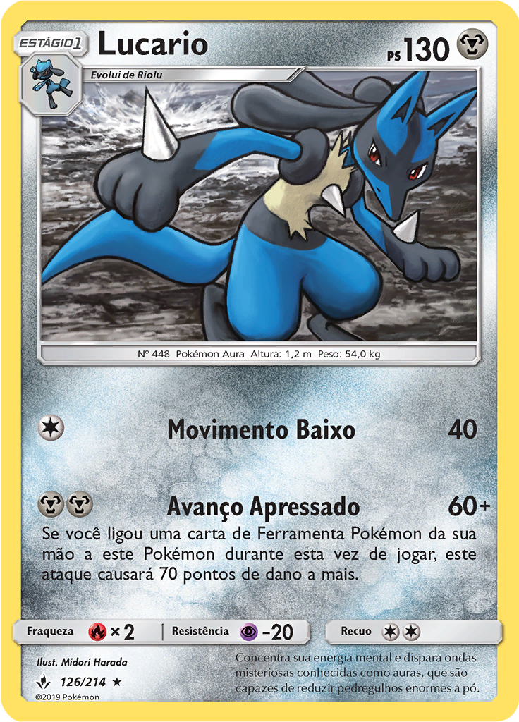 Lucario (Reverse Holo)