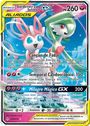 Gardevoir e Sylveon GX — Elos Inquebráveis