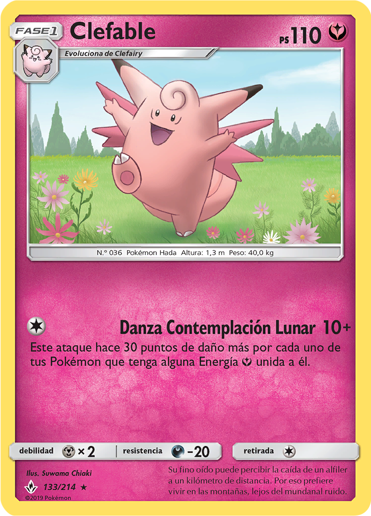 Clefable (Reverse Holo)