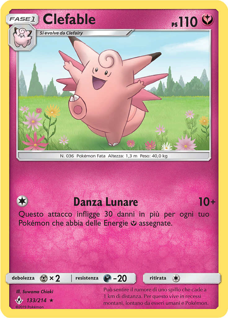 Clefable (Reverse Holo)