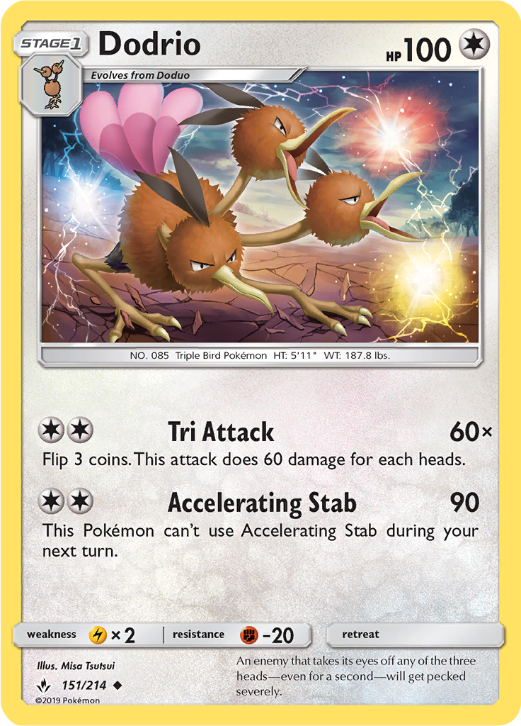 Dodrio (Reverse Holo)