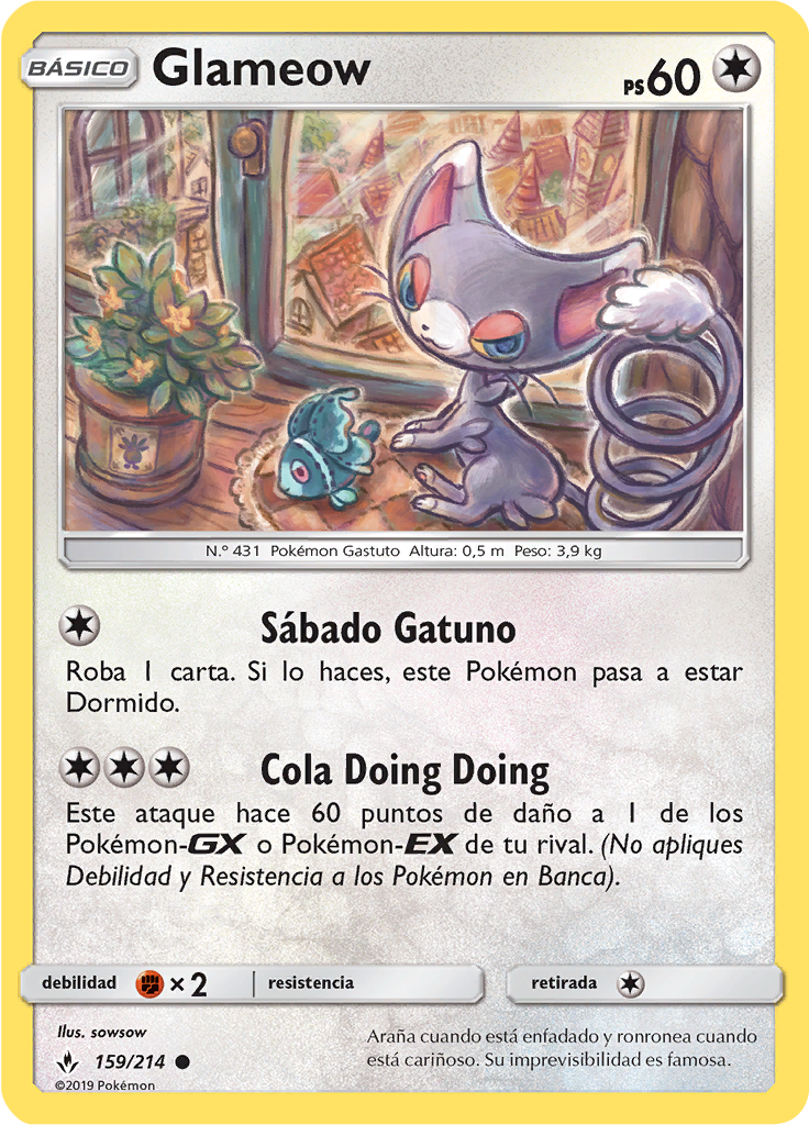 Glameow (Reverse Holo)