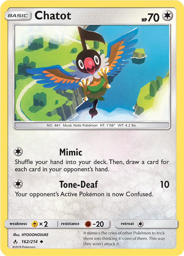 Chatot (Reverse Holo)