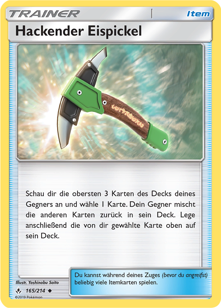 Hackender Eispickel (Reverse Holo)