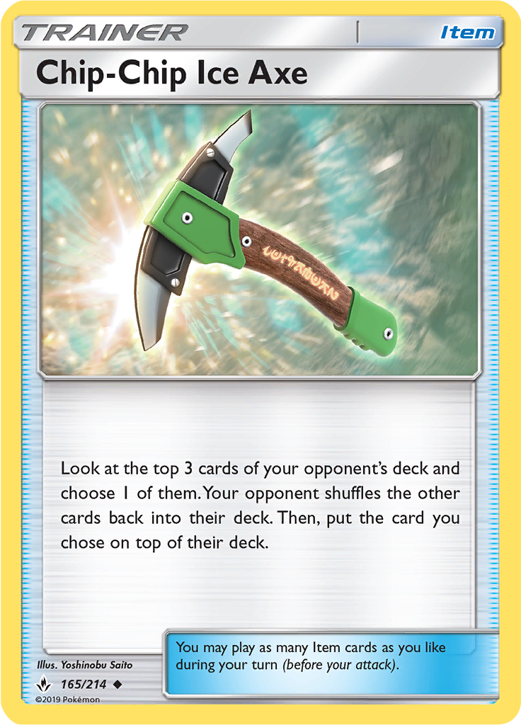 Chip-Chip Ice Axe (Reverse Holo)