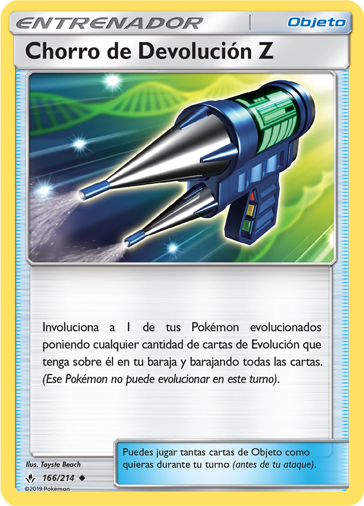 Chorro de Devolución Z (Reverse Holo)