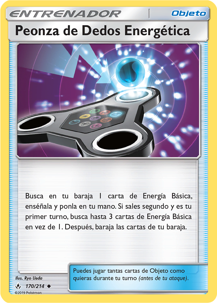 Peonza de Dedos Energética (Reverse Holo)