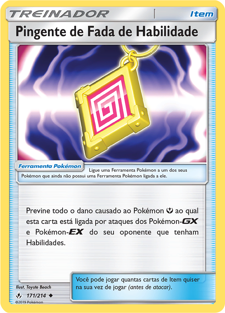 Pingente de Fada de Habilidade (Reverse Holo)