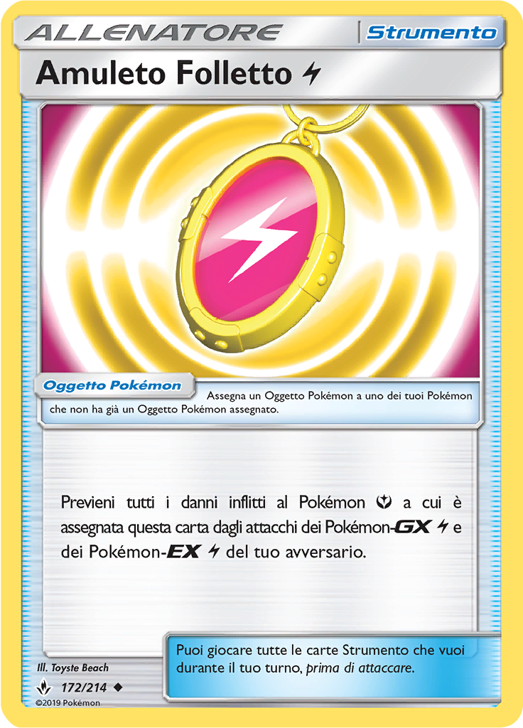 Amuleto Folletto Lightning (Reverse Holo)