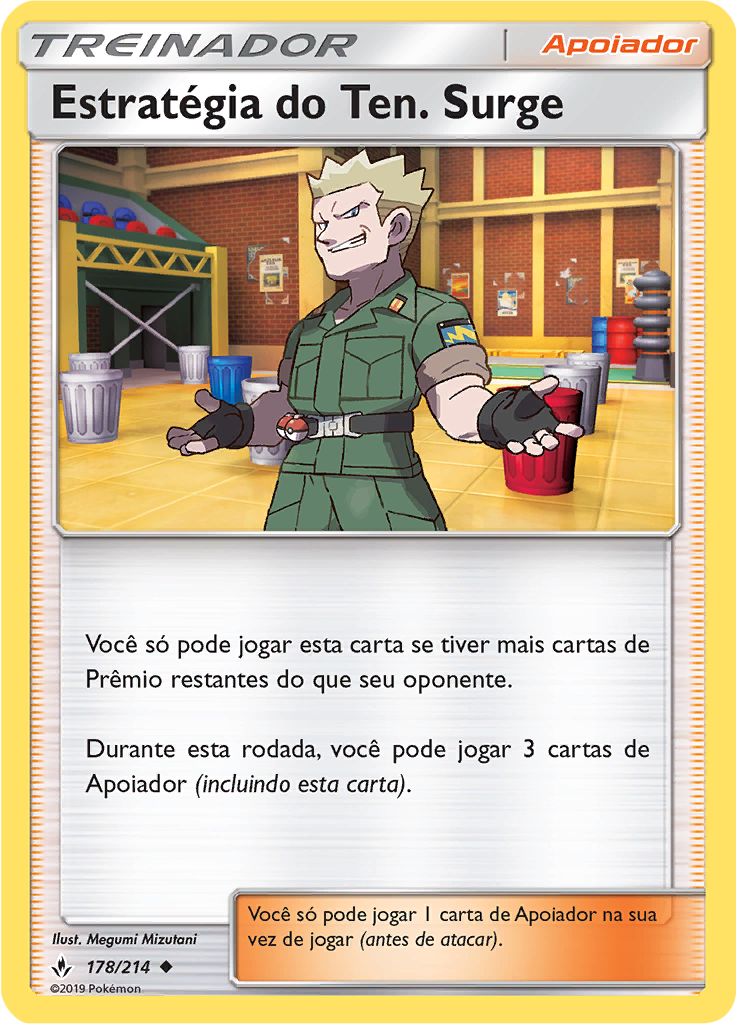 Estratégia do Ten. Surge (Reverse Holo)