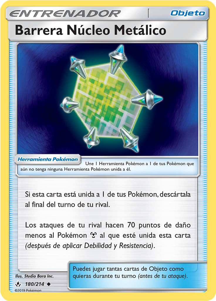 Barrera Núcleo Metálico (Reverse Holo)