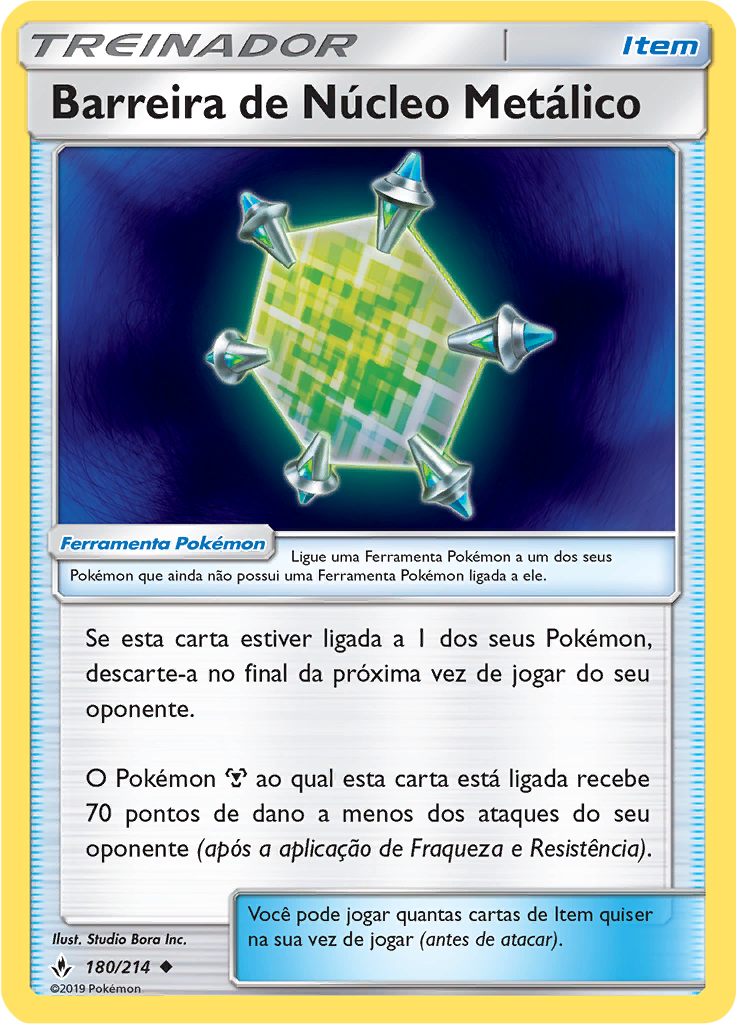 Barreira de Núcleo Metálico (Reverse Holo)
