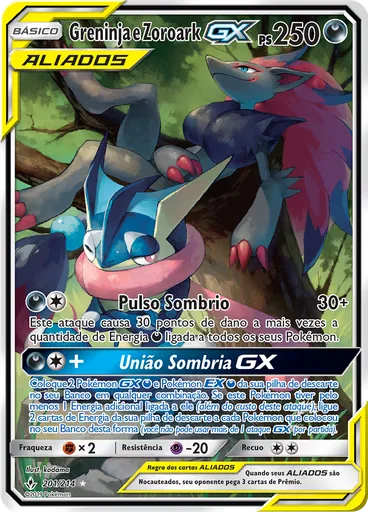 Greninja e Zoroark GX — Elos Inquebráveis