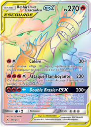 Reshiram et Dracaufeu GX