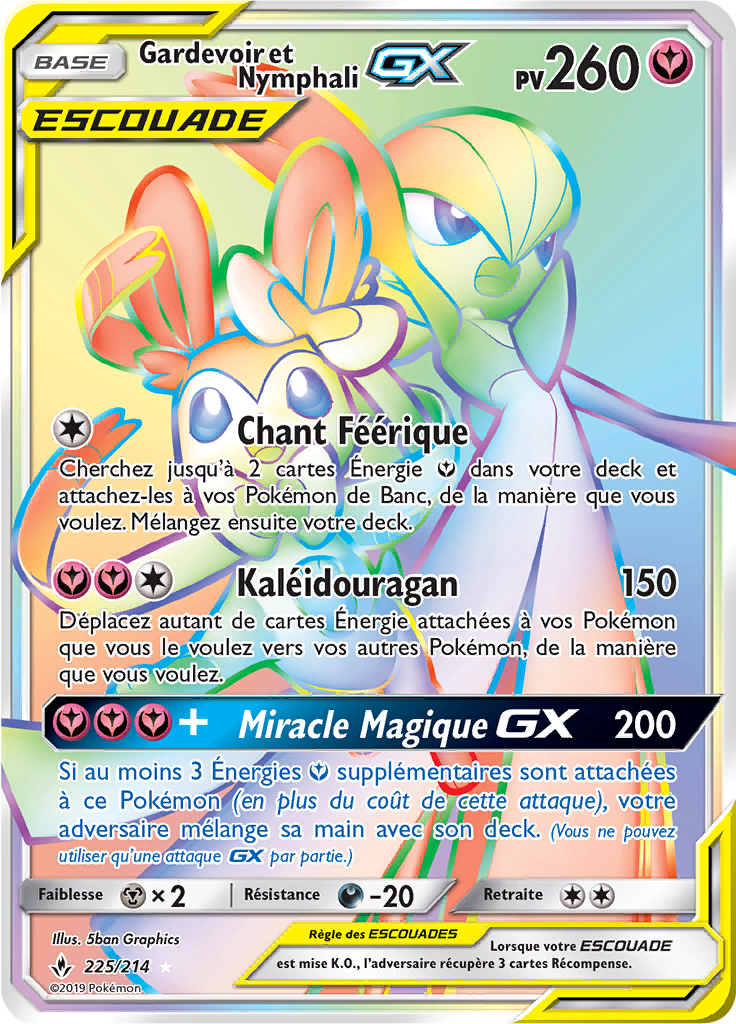 Gardevoir et Nymphali GX