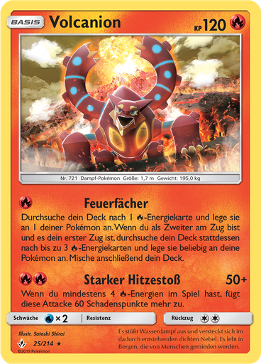 Volcanion (Reverse Holo)