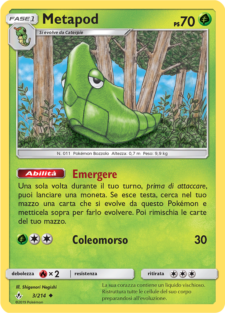 Metapod (Reverse Holo)