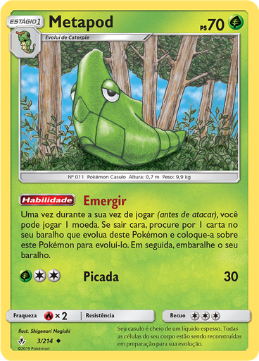 Metapod (Reverse Holo)