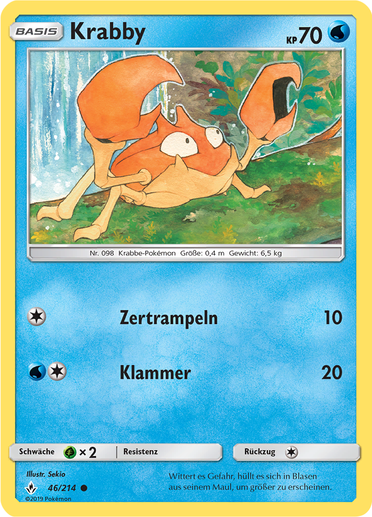 Krabby (Reverse Holo)