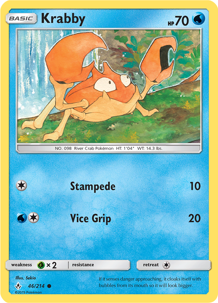Krabby (Reverse Holo)