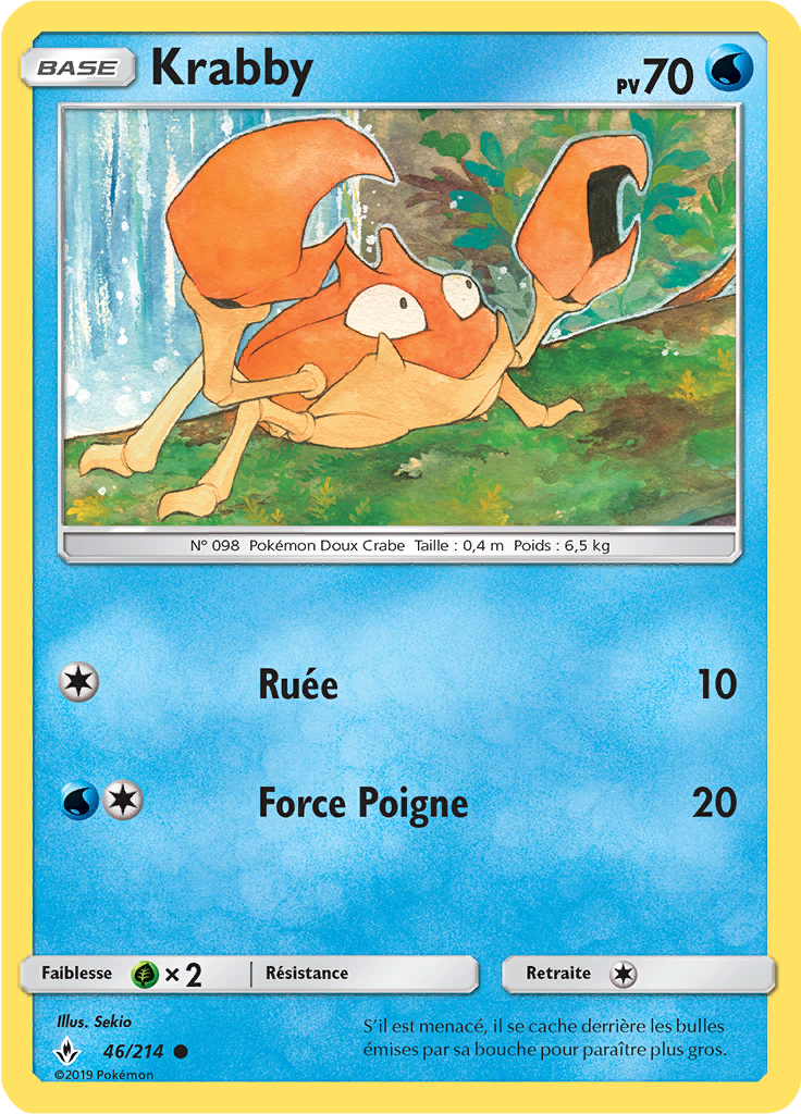 Krabby (Reverse Holo)