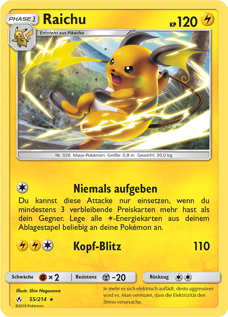 Raichu (Reverse Holo)