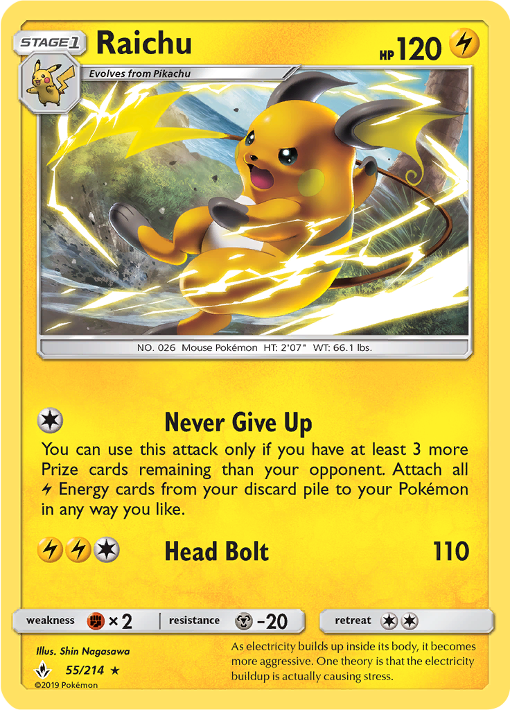 Raichu (Reverse Holo)