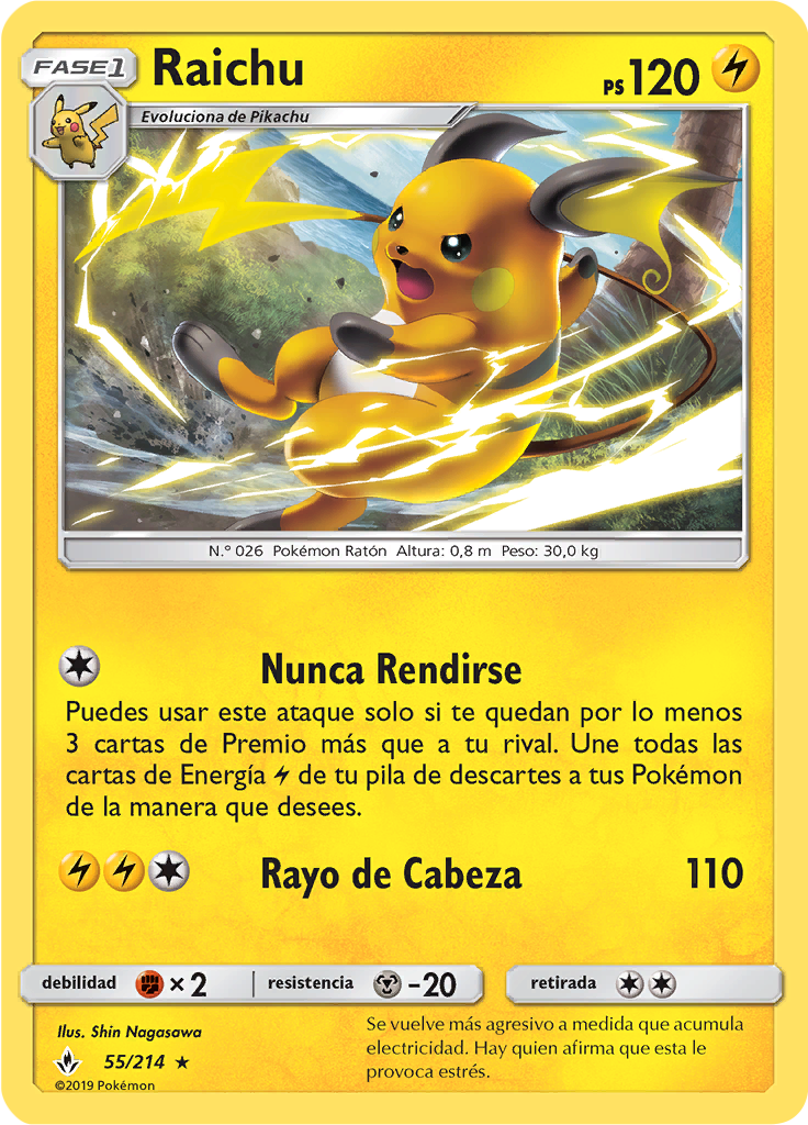 Raichu (Reverse Holo)