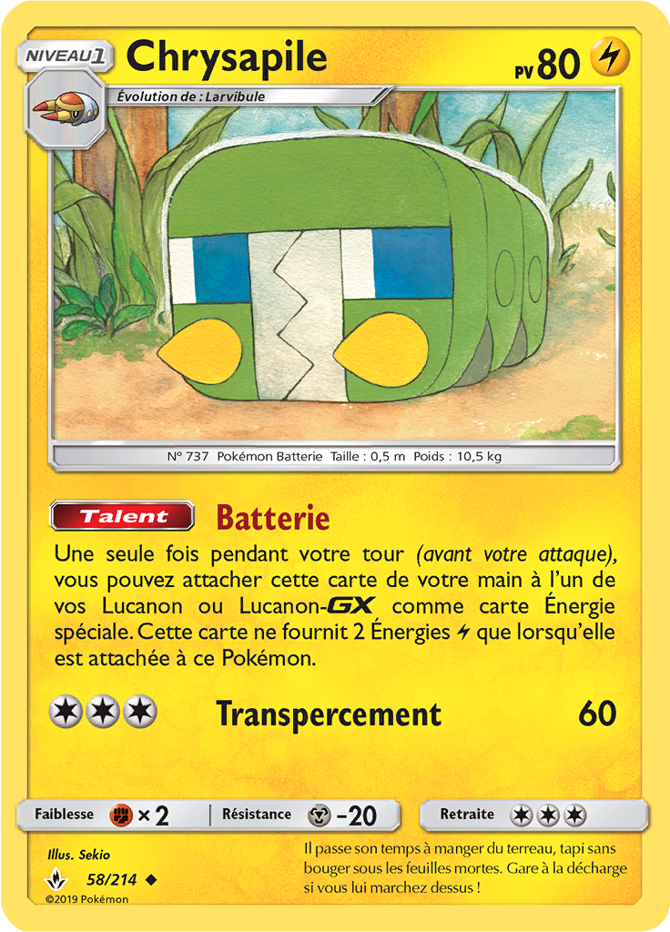 Chrysapile (Reverse Holo)