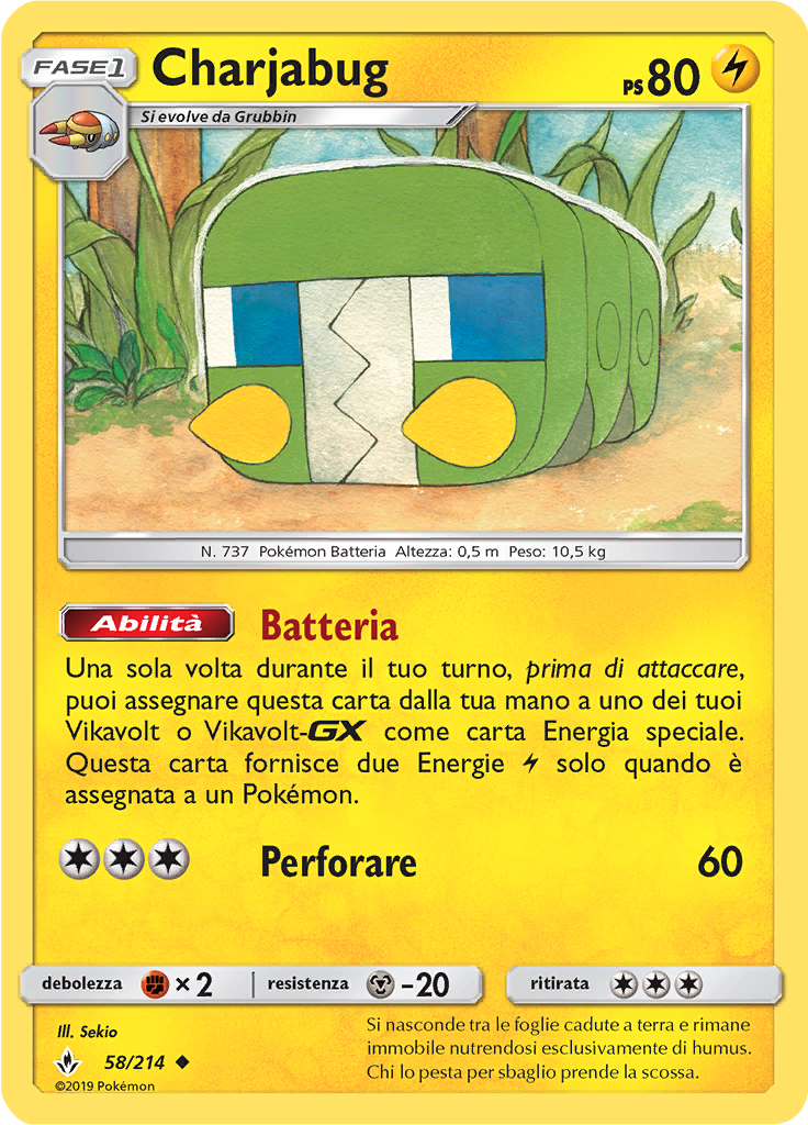 Charjabug (Reverse Holo)