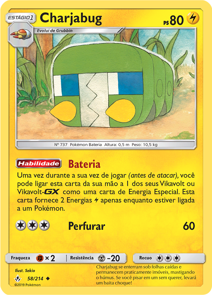 Charjabug (Reverse Holo)