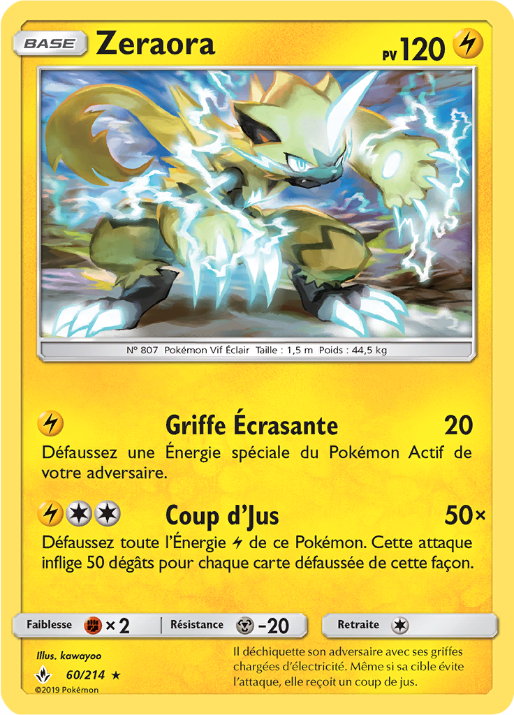 Zeraora (Reverse Holo)