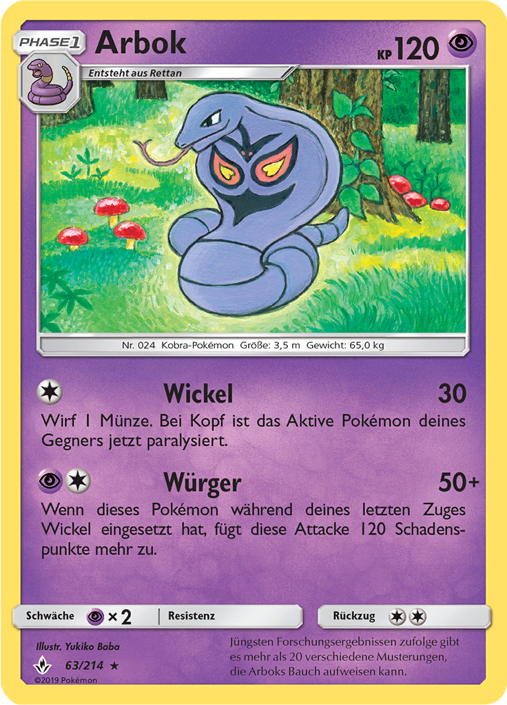 Arbok (Reverse Holo)