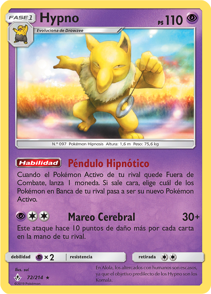 Hypno (Reverse Holo)