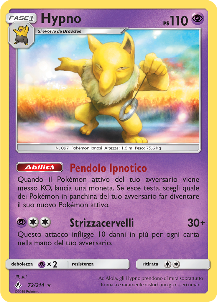 Hypno (Reverse Holo)