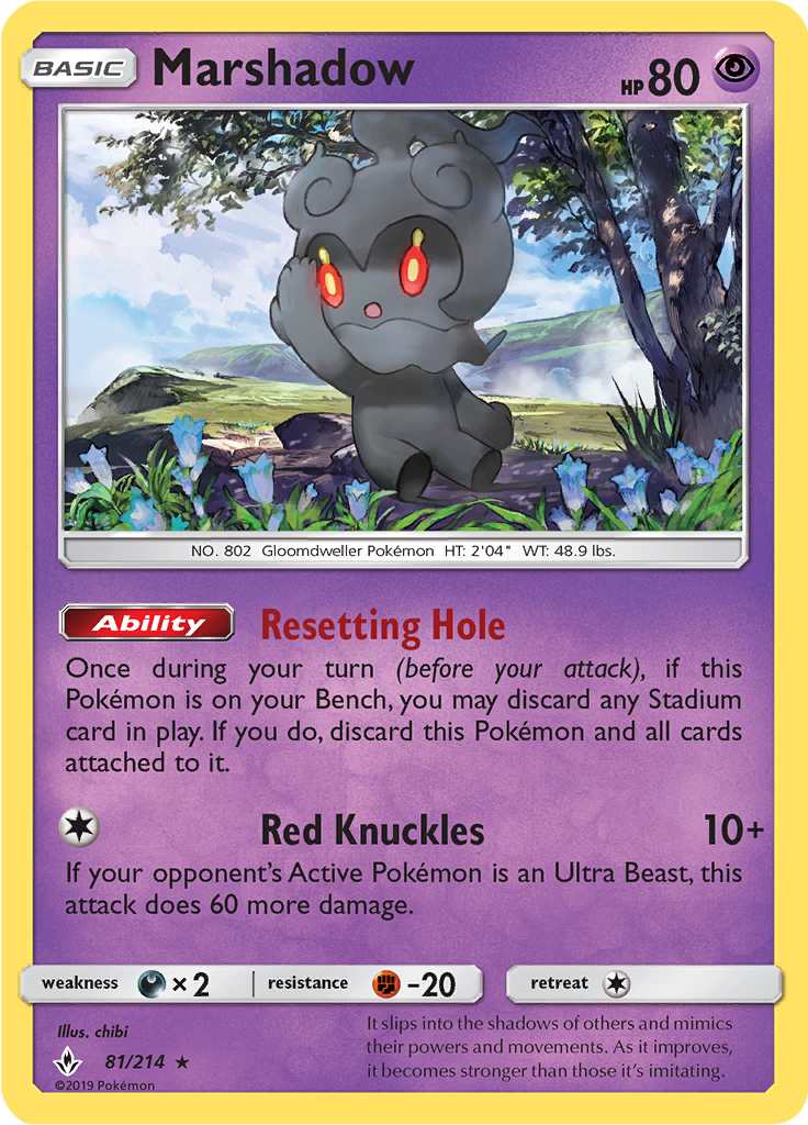 Marshadow (Reverse Holo)