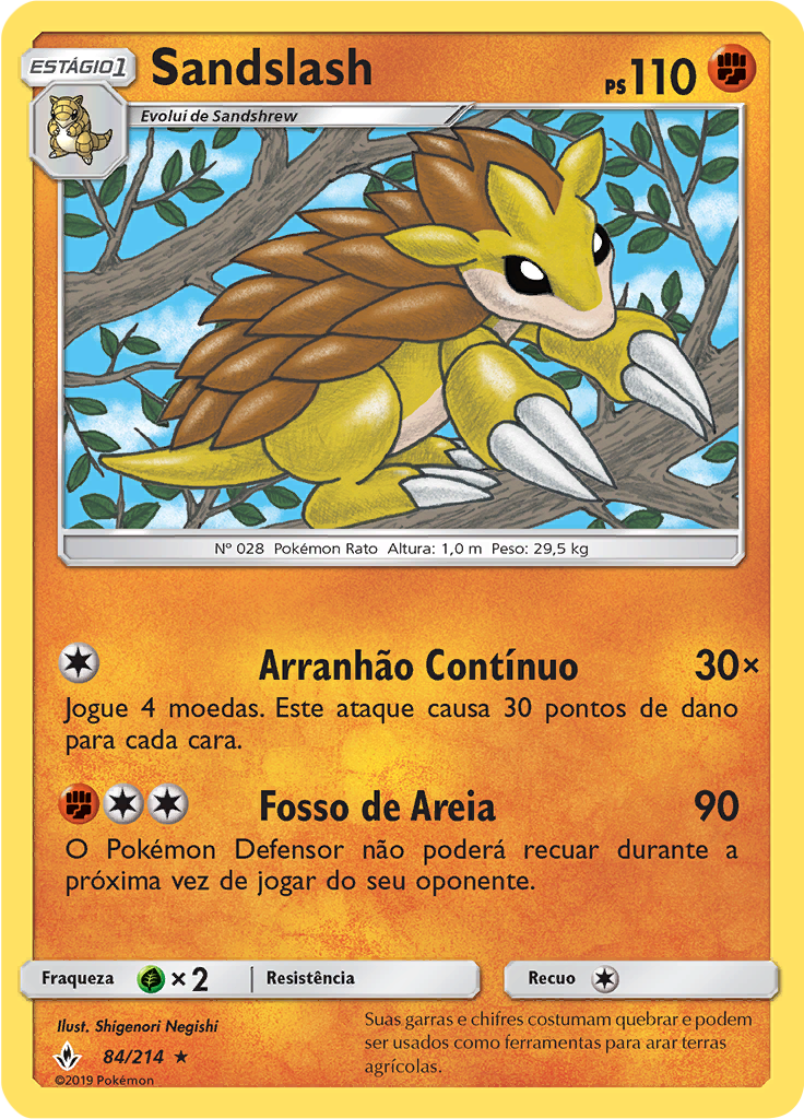 Sandslash (Reverse Holo)