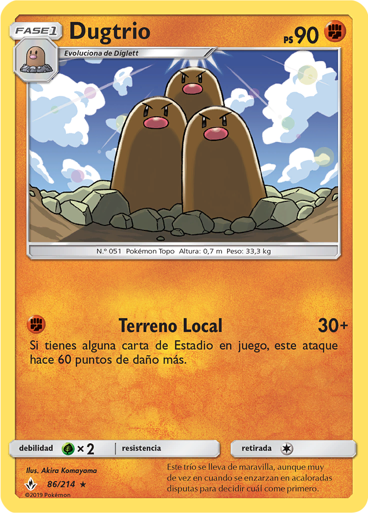 Dugtrio (Reverse Holo)