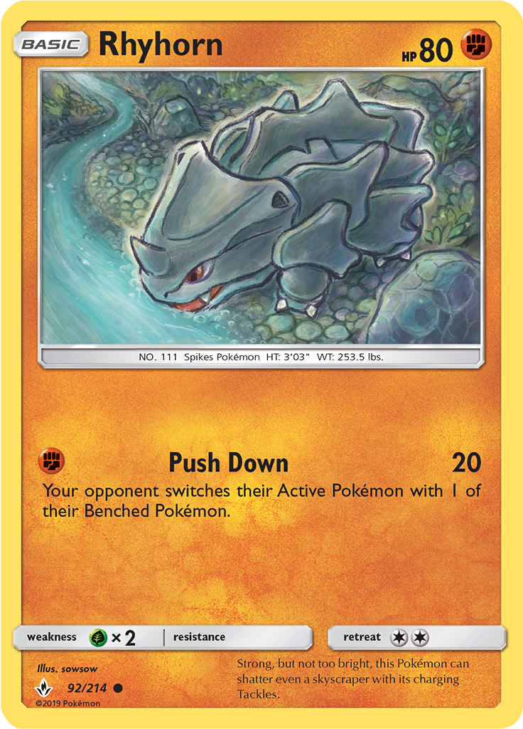 Rhyhorn (Reverse Holo)