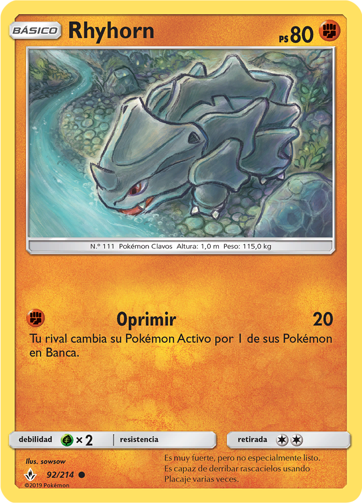 Rhyhorn (Reverse Holo)