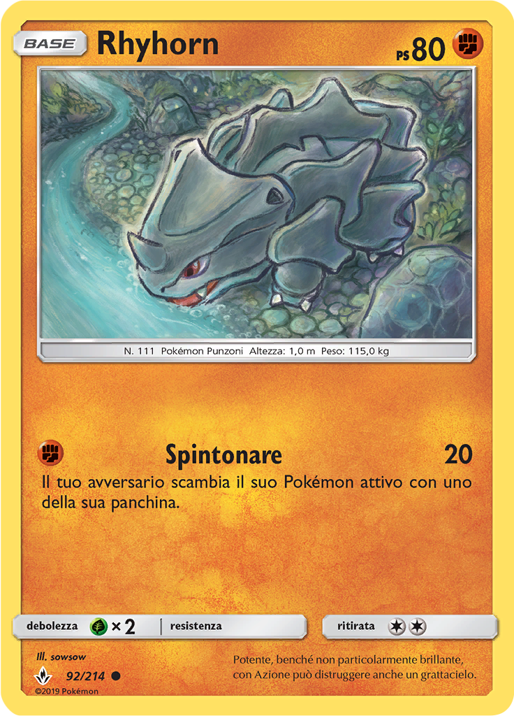 Rhyhorn (Reverse Holo)