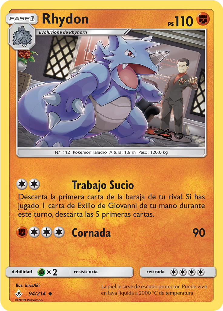 Rhydon (Reverse Holo)