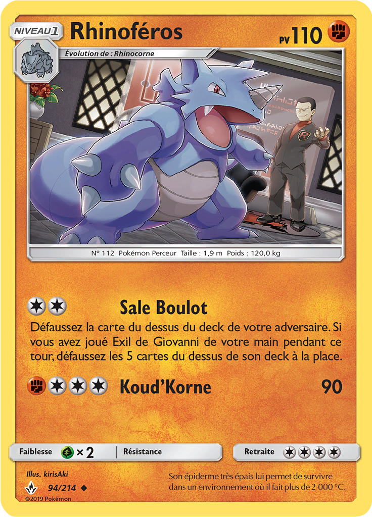 Rhinoféros (Reverse Holo)