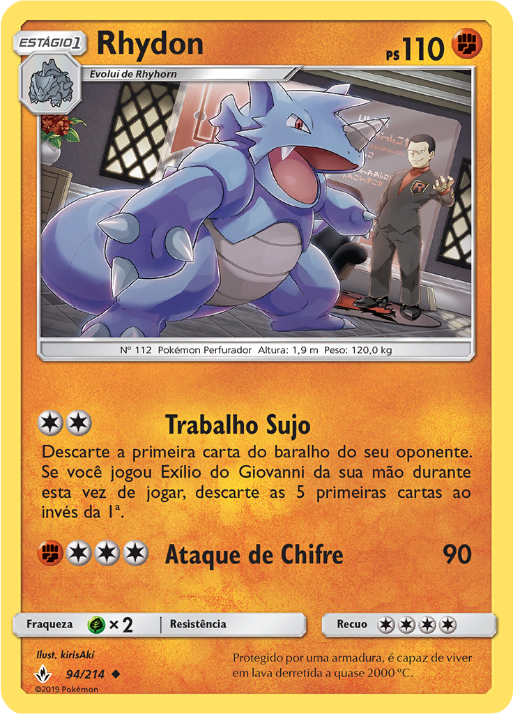Rhydon (Reverse Holo)