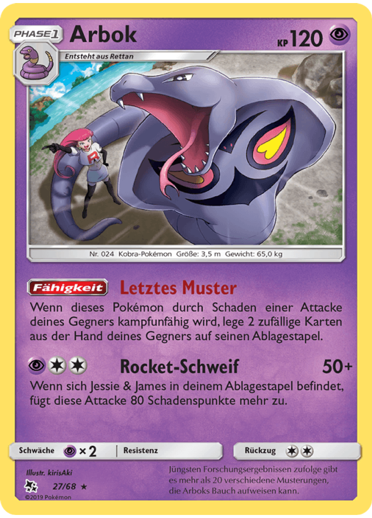 Arbok (Reverse Holo)