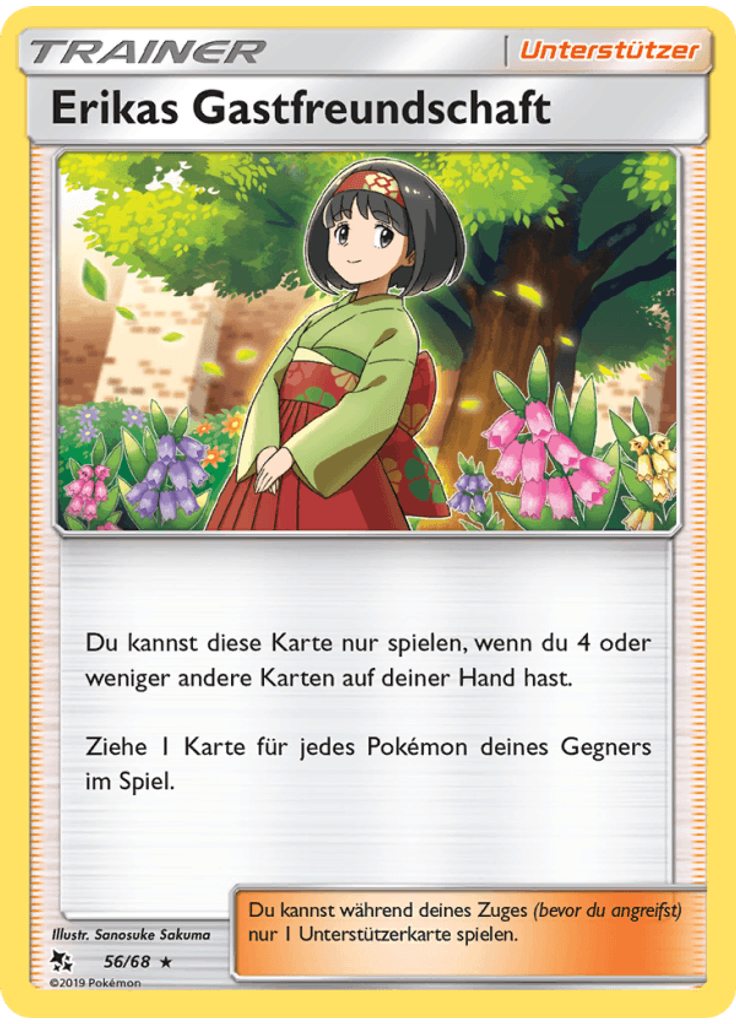 Erikas Gastfreundschaft