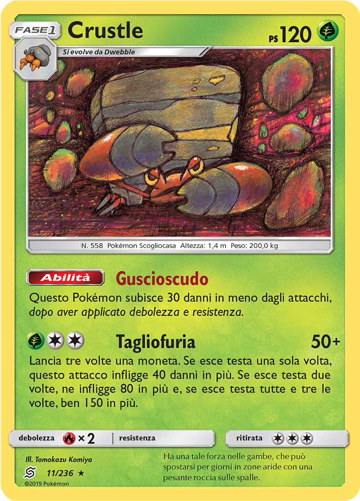 Crustle (Reverse Holo)